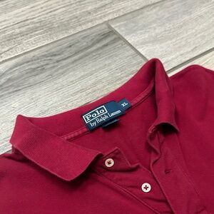 Polo Ralph Lauren burgundy short sleeve men xl polo